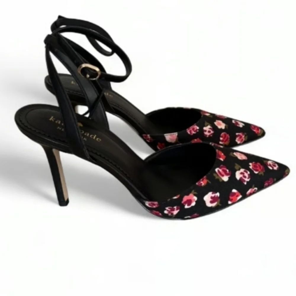 BRAND NEW KATE SPADE ROSE FLORAL PRINT  DESIGN HEELS PUMP